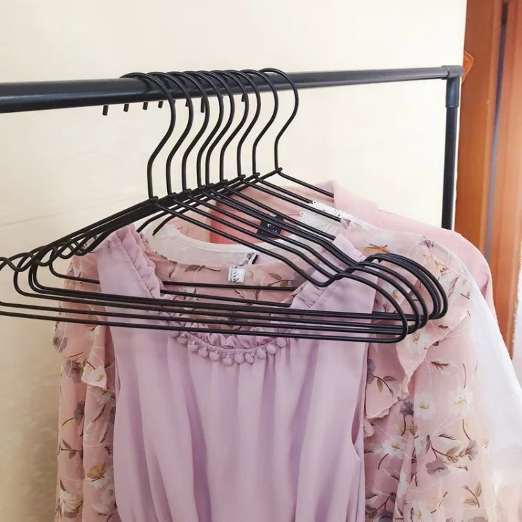 matte black metal hangers China Hanger manufacturers