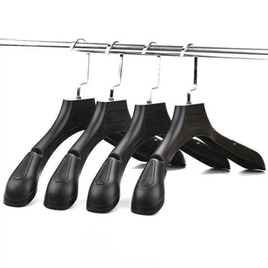 Plastic No Slip Wide Shoulder Suit Hangers