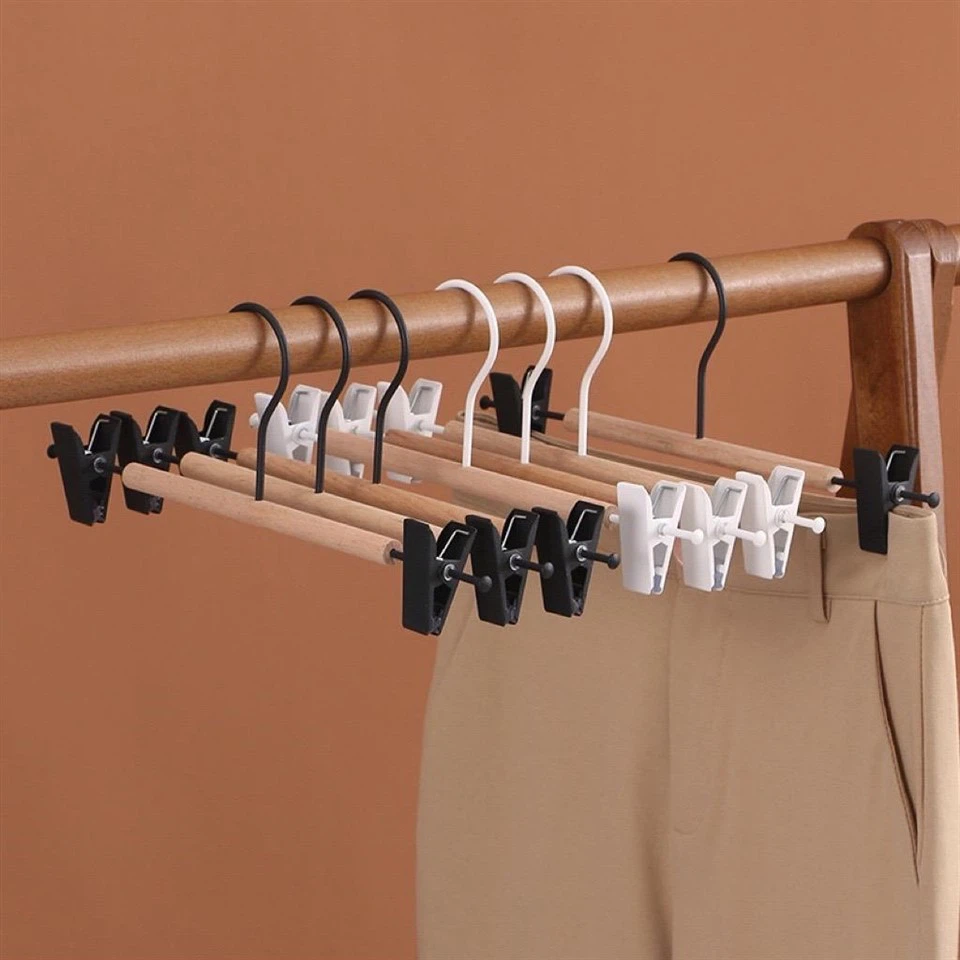 Wooden Clamp Pant Hangers